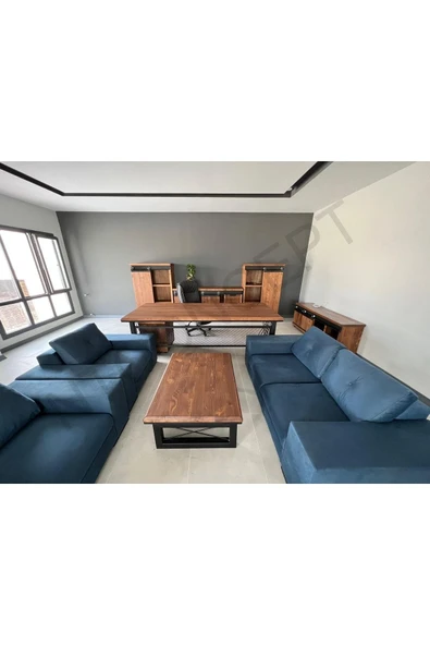 NT Concept Ntconcept Doğal Ahşap Ofis Takımı - 4
