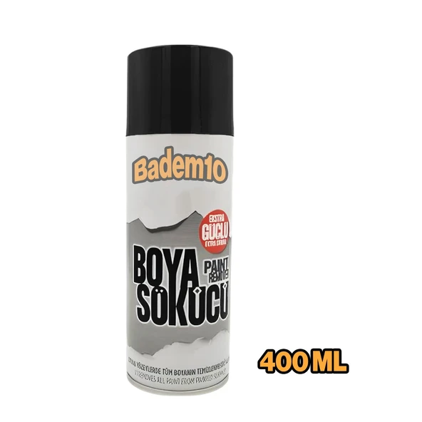 Extra Güçlü Boya Cila Sökücü Temizleyici Kaldırıcı Sprey 400 ml Tahta Metal Cam Seramik Beton Yüzey - 3