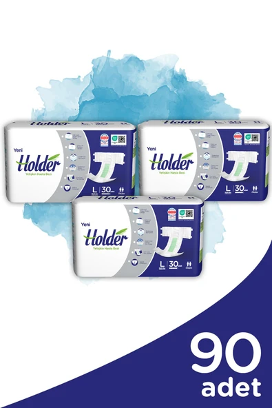 Holder Yetişkin Belbantlı Hasta Bezi Large 30 x 3 Adet - 2