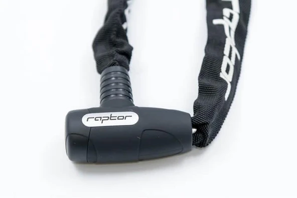 Raptor Anahtarlı Kilit 4 x 120cm Bisiklet Motosiklet Scooter Güvenlik Zincir Kilidi - Resim 3