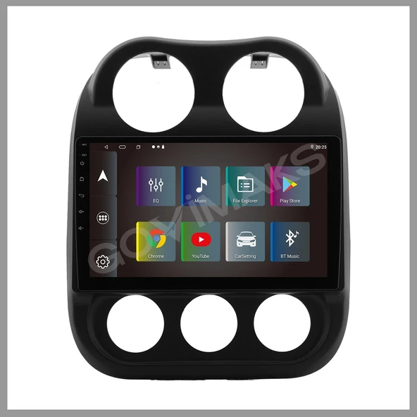 JEEP COMPAS UYUMLU 2010-2016 6 GB RAM 128 GB HAFIZA ANDROID MULTIMEDIA TEYP - Resim 8