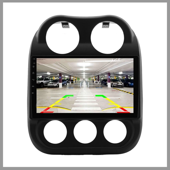 JEEP COMPAS UYUMLU 2010-2016 6 GB RAM 128 GB HAFIZA ANDROID MULTIMEDIA TEYP - Resim 3