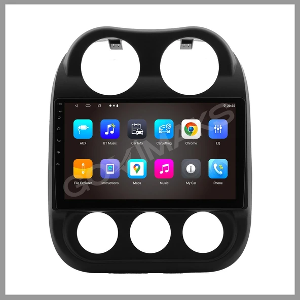 JEEP COMPAS UYUMLU 2010-2016 6 GB RAM 128 GB HAFIZA ANDROID MULTIMEDIA TEYP - Resim 9