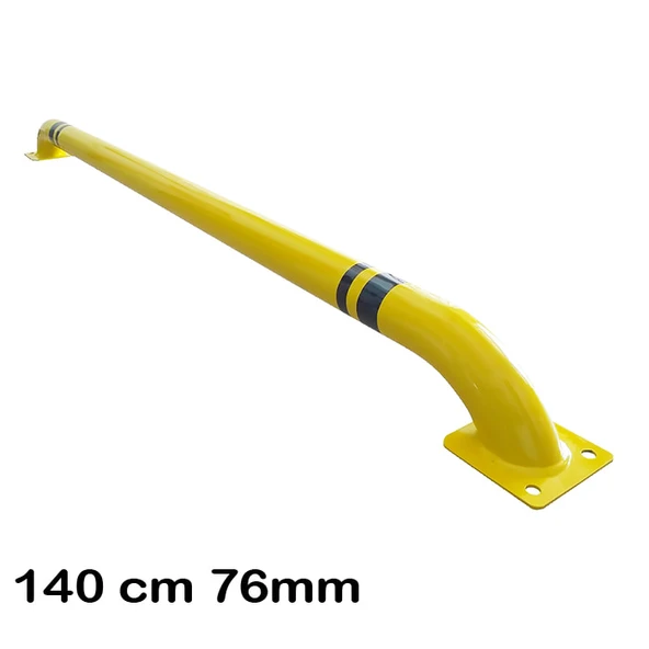 Araç Stoperi Otopark Bölme Bariyeri Otopark Lastik Sonlandırma Demiri 140cm Ø76mm 2mm