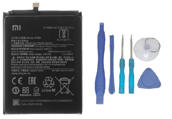 Xiaomi Redmi NOTE 9 PRO - BN 53 - Uyumlu Batarya Pil Sıfır Orijinal + TAMİR SETİ