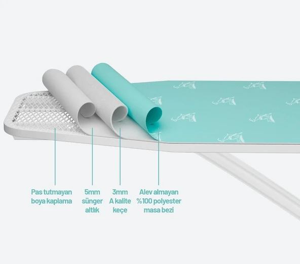 Gazella Ütü Masası Squad Standart SM GZM 900S - 9