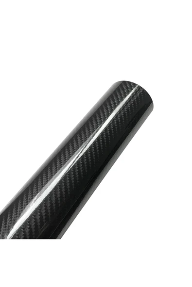 FRT Ottoman 5d Karbon Fiber Siyah Folyo Ultra Parlak Hava Kanallı 50 Cm X 1 Metre - 2