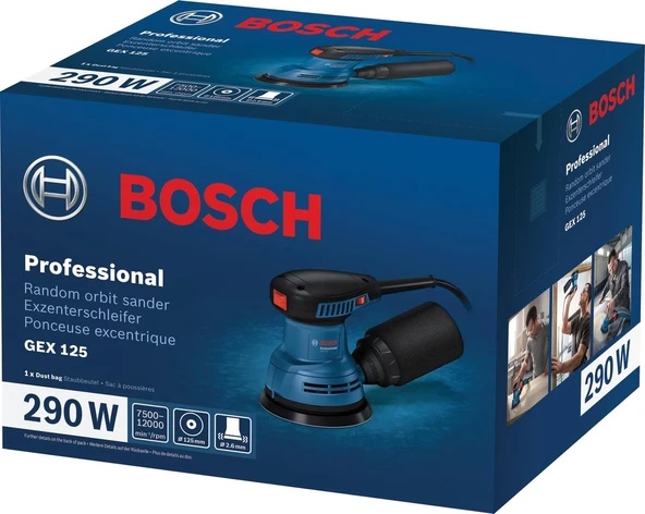 Bosch GEX 125 Eksantrik Zımpara Makinesi - 2
