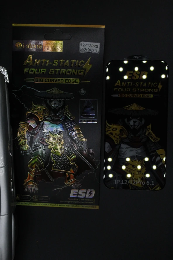 i-STONE ANTI STATIC FULL GLASS EKRAN KORUYUCU - IPHONE 13 - 12