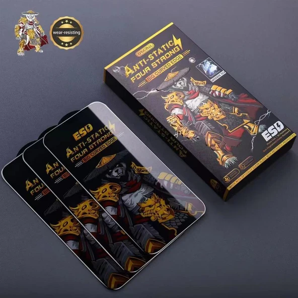 i-STONE ANTI STATIC FULL GLASS EKRAN KORUYUCU - IPHONE 13 - 10