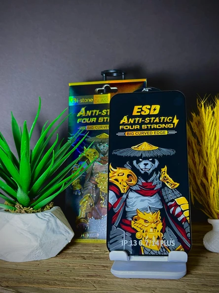 i-STONE ANTI STATIC FULL GLASS EKRAN KORUYUCU - IPHONE 13 - 4
