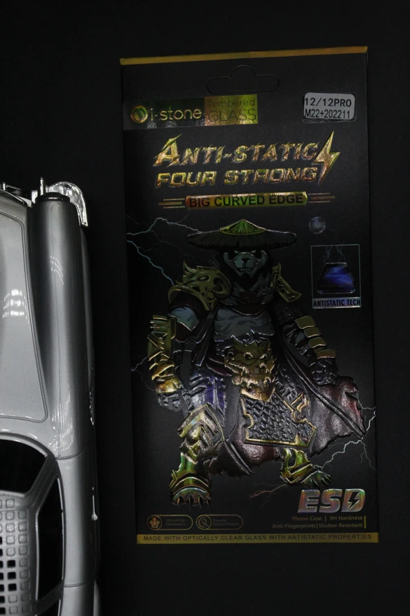 i-STONE ANTI STATIC FULL GLASS EKRAN KORUYUCU - IPHONE 13 PRO MAX - 11