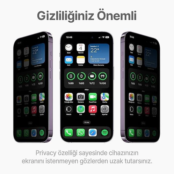 İ-STONE HAYALET MAGIC GLASS IPHONE 12 PRO MAX UYUMLU FULL PLATİNUM OTOMATİK APARATLI HAYALET KIRILMAZ CAM/EKRAN KORUYUCU - 2