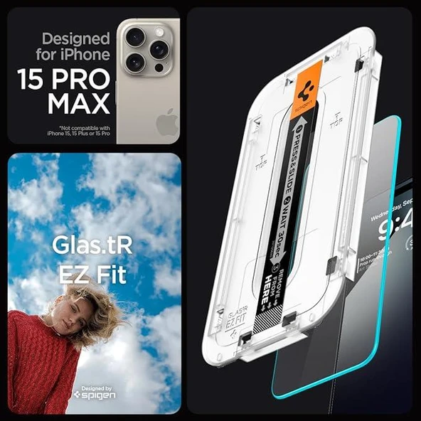 İ-STONE MAGIC GLASS IPHONE 15 PLUS UYUMLU FULL PLATİNUM OTOMATİK APARATLI KIRILMAZ CAM/EKRAN KORUYUCU - 9