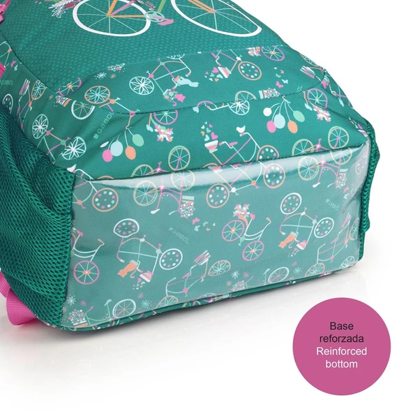 Gabol Okul Sırt Çantası Fiori Yeşil 23L GB.234296 - Resim 3