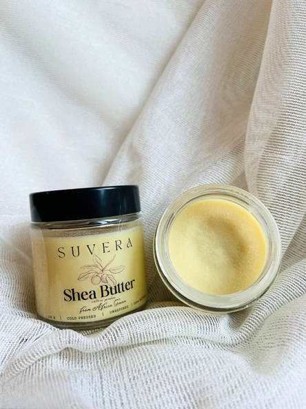 %100 Doğal Shea Yağı (SHEA BUTTER) – Cilt, Saç, Dudak Ve Topuk Bakımı – Suvera 100gr - 4