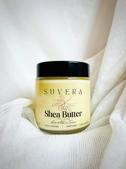 %100 Doğal Shea Yağı (SHEA BUTTER) – Cilt, Saç, Dudak Ve Topuk Bakımı – Suvera 100gr