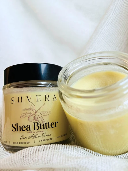 %100 Doğal Shea Yağı (SHEA BUTTER) – Cilt, Saç, Dudak Ve Topuk Bakımı – Suvera 100gr - 2
