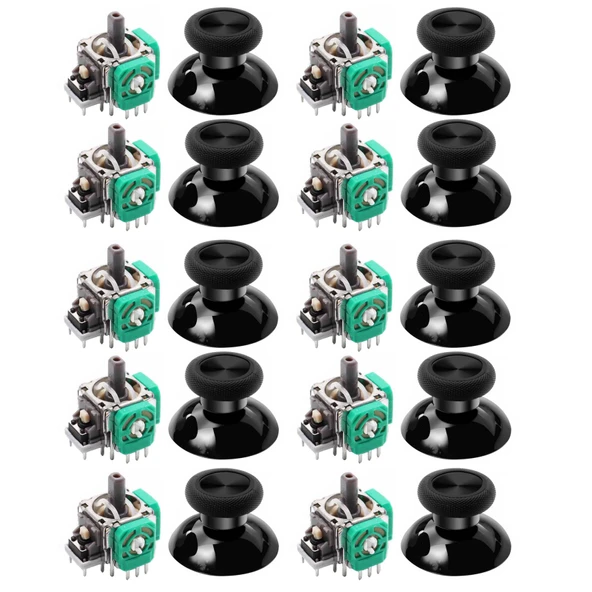 XBOX ONE Analog Motor ve Topuz Seti 10+10 XBOX ONE Kol Analog Tamir Seti Yedek Parça ürün görseli