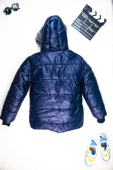 Çocuk Kışlık Mont I Peluş Yapısı Sayesinde Sıcacık I - 6