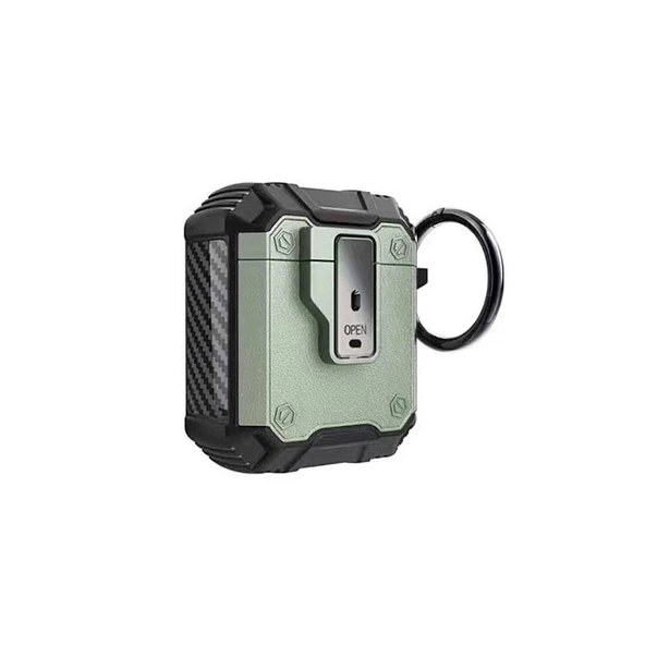 Airpods Airbag 35 Darbelere Karşı Dayanıklı Düğmeli Kılıf - Resim 10