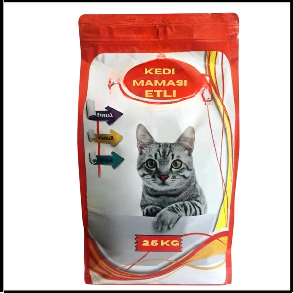 Uyguna-Yakala Etli Kedi Maması 2.5 Kg-MA.013