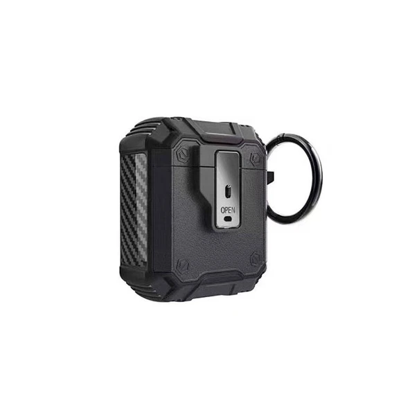 Airpods Airbag 35 Darbelere Karşı Dayanıklı Düğmeli Kılıf - Resim 9