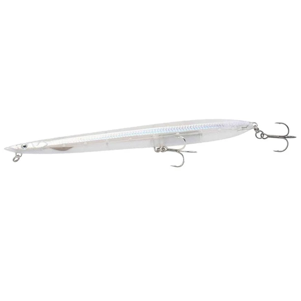 Savage gear Sandeel Surf Walker 180 27g Su Üstü Maket Balık  White Flash