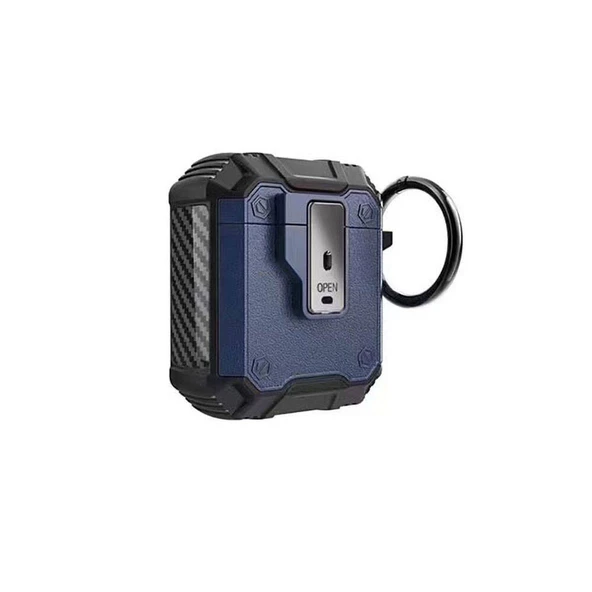 Airpods Airbag 35 Darbelere Karşı Dayanıklı Düğmeli Kılıf - Resim 12