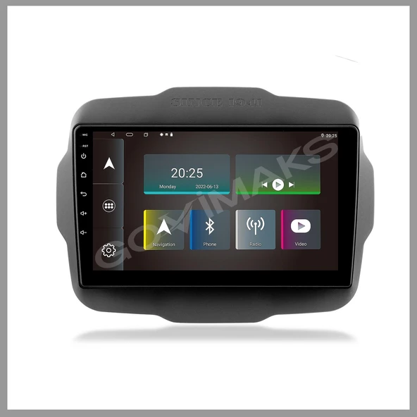 GOVİMAKS JEEP RENEGADE UYUMLU 2014-2023 8 GB RAM 128 GB HAFIZA ANDROID MULTIMEDIA TEYP - Resim 2