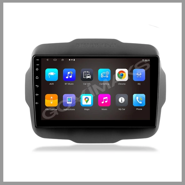 GOVİMAKS JEEP RENEGADE UYUMLU 2014-2023 8 GB RAM 128 GB HAFIZA ANDROID MULTIMEDIA TEYP - Resim 4
