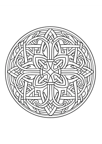 Kelt Mandala Boyama Kitabı (50 Seçilmiş Kelt Mandalası) - Resim 3