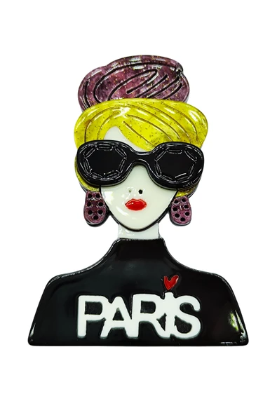 Paris Chic Moda Broşu - Resim 3