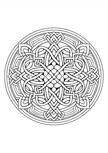 Kelt Mandala Boyama Kitabı (50 Seçilmiş Kelt Mandalası) - Resim 2