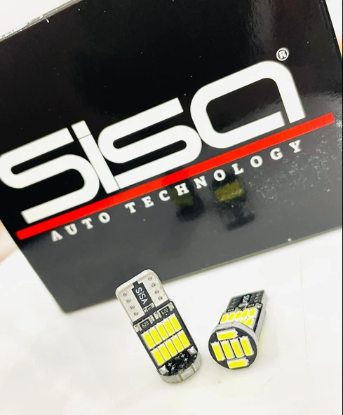 T10 Led 26 Ledli W5w Canbus Metal Ultra Power Kırmızı Park Plaka Tavan Ampulü - 3