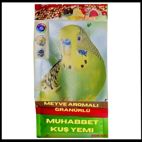 Uyguna-Yakala 500 Gr Kuş Yemi Meyve Aromalı Muhabbet -CL.138