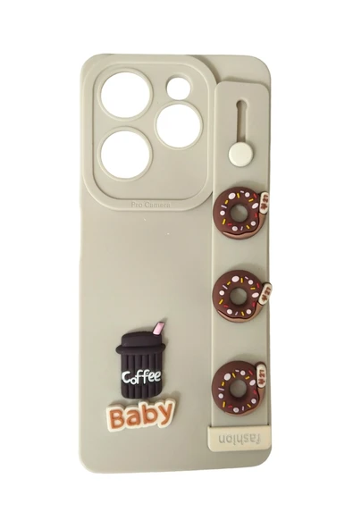 Infinix Hot 40 El Geçmeli Emojili Silikon Kılıf