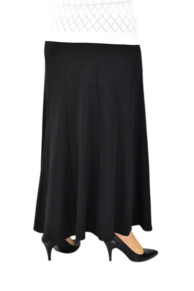 Kadın Kumaş Lastikli Kemer Balık Model Zincir Dikişli Etek BGL-ST04203 - Resim 8