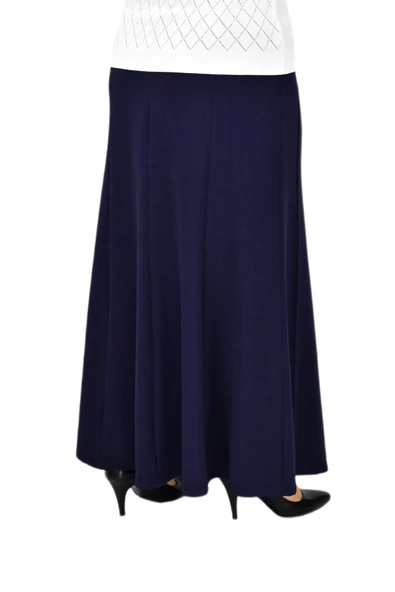 Kadın Kumaş Lastikli Kemer Balık Model Zincir Dikişli Etek BGL-ST04203 - Resim 12