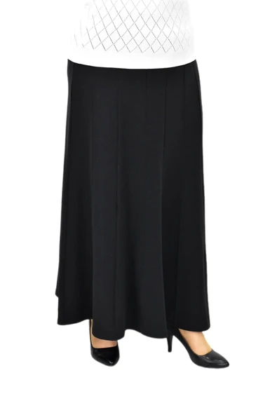 Kadın Kumaş Lastikli Kemer Balık Model Zincir Dikişli Etek BGL-ST04203 - Resim 3