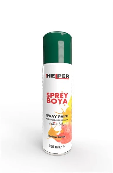 HELPER SPREY BOYA  RAL-6016 PARLAK YESIL   200 ML