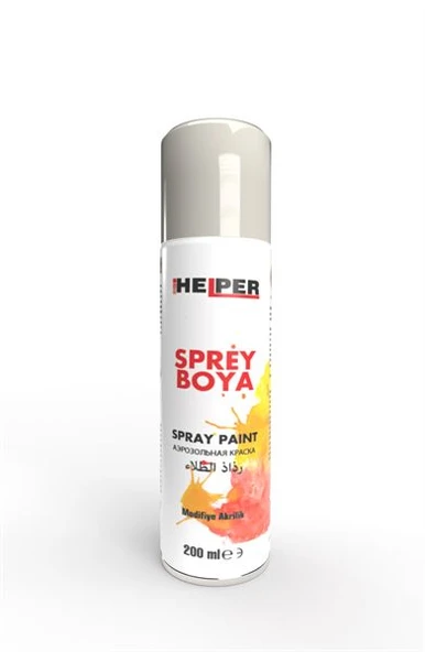 HELPER SPREY BOYA  RAL-9010 PARLAK BEYAZ   200 ML