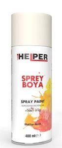 HELPER SPREY BOYA  RAL-9010 PARLAK BEYAZ   400 ML