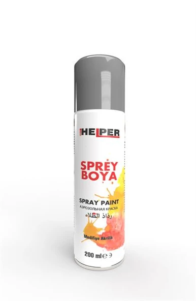 HELPER SPREY BOYA RAL 9006 METALIK GRI   200 ml