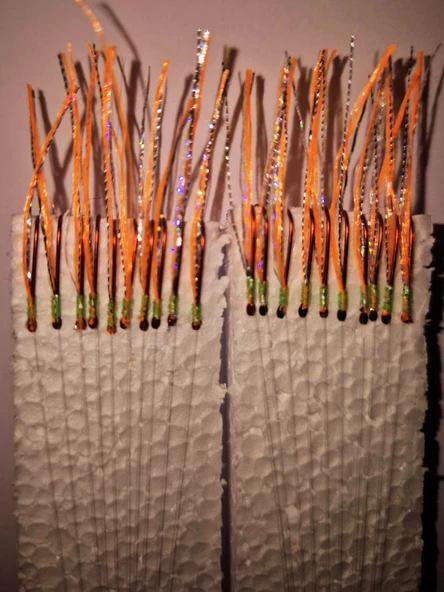 Eagenset Çapari, İstavrit Çaparisi, Ultraviyole Uv Neon 11 No Kırmızı İğne, 10 İğneli Çapari 2li Paket - 5