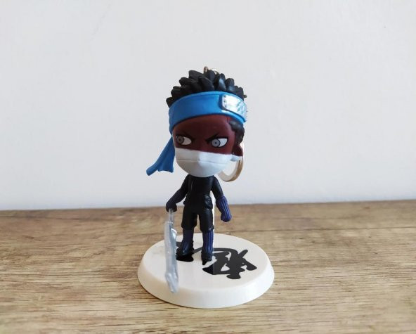Naruto Anime Momochi Zabuza Mini Action Figür Oyuncak Biblo Masaüstü Süsü Anahtarlık 7cm ürün görseli