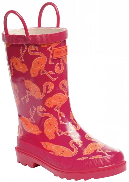 Regatta Minnow Welly Çocuk Çizme-PEMBE - 5