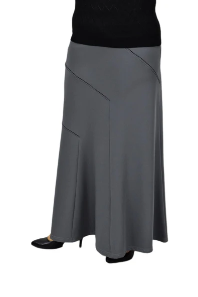 Kadın Uzun Lastikli Parçalı Taşlı Etek BGL-ST04185 - Resim 7