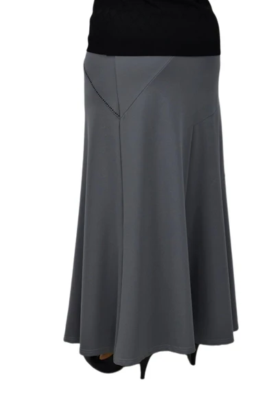 Kadın Uzun Lastikli Parçalı Taşlı Etek BGL-ST04185 - Resim 11