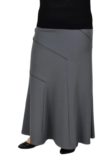 Kadın Uzun Lastikli Parçalı Taşlı Etek BGL-ST04185 - Resim 2